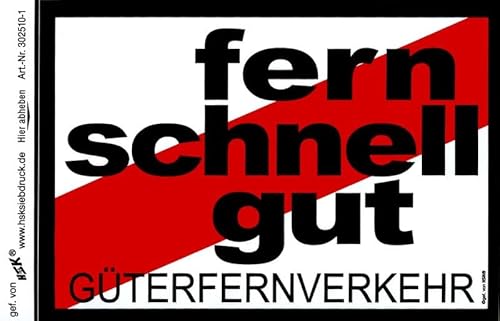 HSK Fernschnellgut Sticker - Gr. ca. 15 x 10 cm, Metall, Vinyl, Industriell, Rechteck, Meer, Grün HSK Fernschnellgut Sticker - Gr. ca. 15 x 10 cm, Metall, Vinyl, Industriell, Rechteck, Meer, Grün von HSK