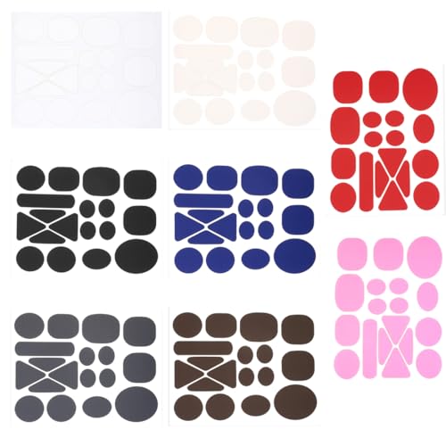 HSKRKOW 8 Blätter Daunenjacke Reparaturflicke Daunenjacke Reparatur Set Nylon Reparatur Flicken Patch Selbstklebendes Reparaturset für Daunenjacke Flicken für Jacke Zelt(B) von HSKRKOW