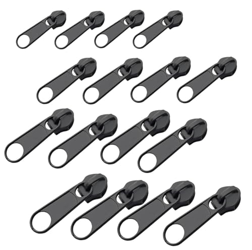 16 Stück Reißverschluss Schieber Ersatz, Reißverschluss Reparaturset, Fix Reißverschluss Zieher, Abnehmbare Reißverschluss Zipper Pull Fixer Reißverschluss für Kleidung Tasche Gepäck Bettzug 16 Stück Reißverschluss Schieber Ersatz, Reißverschluss Reparaturset, Fix Reißverschluss Zieher, Abnehmbare Reißverschluss Zipper Pull Fixer Reißverschluss für Kleidung Tasche Gepäck Bettzug von HSLPSM