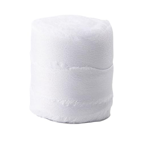 HSTWODE 1 Rollen 4cm x 5 yards Geschenkband Schleifenband, Hochzeit Festival Bänder, Chiffonband Dekoband zum Verpacken von Geschenken, Blumensträuße, Hochzeitseinladung, DIY Handwerk (6000#) von HSTWODE