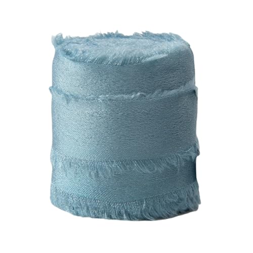 HSTWODE 1 Rollen 4cm x 5 yards Geschenkband Schleifenband, Hochzeit Festival Bänder, Chiffonband Dekoband zum Verpacken von Geschenken, Blumensträuße, Hochzeitseinladung, DIY Handwerk (7342#) von HSTWODE