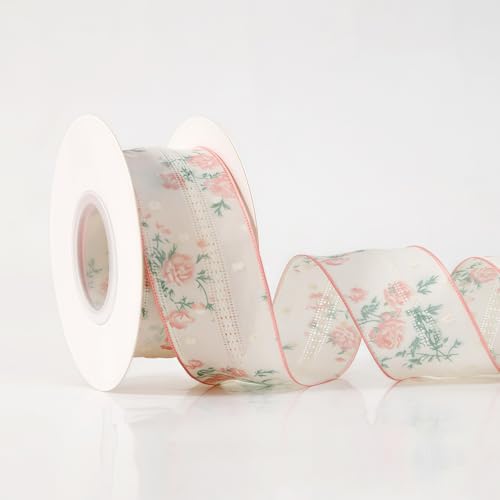 HSTWODE 1 Rollen Chiffonband 3.8 Breit Schleifenband, Geschenkband Hochzeit, Chiffon Seidenband Satinband für Blumensträuße, Dekoration, Hochzeitseinladungen, Brautsträuße HSTWODE 1 Rollen Chiffonband 3.8 Breit Schleifenband, Geschenkband Hochzeit, Chiffon Seidenband Satinband für Blumensträuße, Dekoration, Hochzeitseinladungen, Brautsträuße von HSTWODE