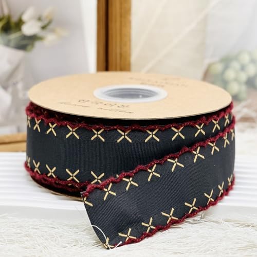 HSTWODE 1 Stück 1,5/4cm Doppelseitiges Webband, 10 Yards pro Rolle – Satinband für DIY Schleife, Geschenkverpackung, Kuchen & Blumenstrauß Dekoration, Kleidungszubehör (Marineblau, 4cm) von HSTWODE