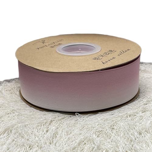 HSTWODE 1 Stück 1.5/4cm Gradientfarben Rippband Doppelseitiges Druckband DIY Schleife Haaraccessoire Material Kleidung Haarornament Zubehör (Rosa, 4cm) von HSTWODE