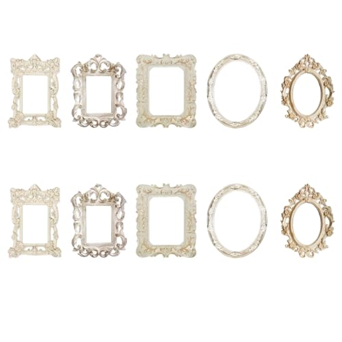 HSTWODE 10 Blätter Spitze Rahmen Scrapbook,Vintage Hohle Geprägt Foto Rahmen Material Scrapbooking Hintergrund Fenster Rahmen Scrapbook Papier für DIY Vintage Papier Journaling (3#, 9cm*9cm) von HSTWODE