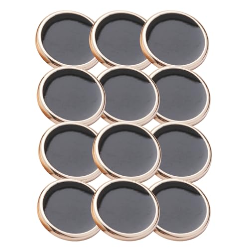 HSTWODE 12 Stück Rundknöpfe mit hohem Schaft für Damenmäntel, Jacken, Cardigans und Strickwaren, 18/21/25 mm (14#, 25mm) von HSTWODE