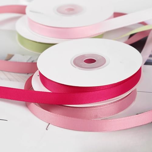 HSTWODE 2 Stück Satinband 2 cm×91 Meter BänderGeschenkband für DIY Handwerk Geschenkverpackung Blume Bouquet Handwerk Hochzeiten Blumenarrangements Dekobänder Nähen von Haarbogen (4#) von HSTWODE
