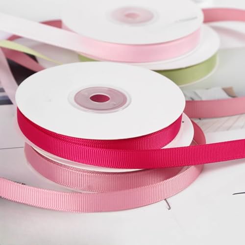 HSTWODE 2 Stück Satinband 2 cm×91 Meter BänderGeschenkband für DIY Handwerk Geschenkverpackung Blume Bouquet Handwerk Hochzeiten Dekobänder Nähen von Haarbogen Blumenarrangements (2#) von HSTWODE