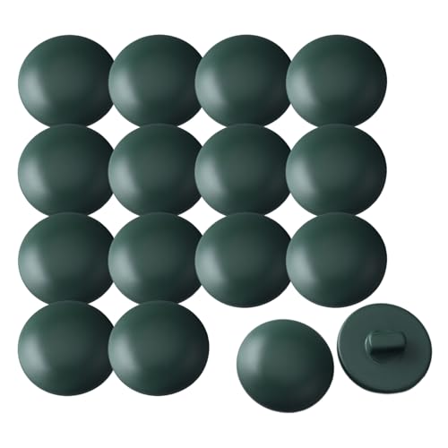 HSTWODE 20 Stück 20/23mm Knopf Konfektion Set aus Harz, Schwarz für Blazer, Wollmantel, Sakko,Cardigan, Mäntel und DIY Nähen – Langlebig & Umweltschonend (Grün, 23mm) von HSTWODE