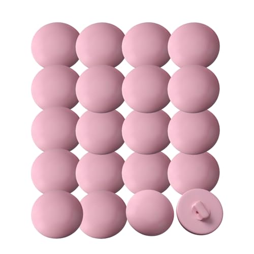 HSTWODE 20 Stück 20/23mm Knopf Konfektion Set aus Harz, Schwarz für Blazer, Wollmantel, Sakko,Cardigan, Mäntel und DIY Nähen – Langlebig & Umweltschonend (Rosa, 23mm) von HSTWODE