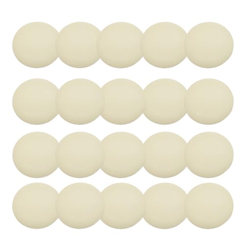 HSTWODE 20 Stück Bunte Groß Knöpfe, Matte Resin Knöpfe Pilz Form, 20/22mm, Für Windjacke, Dekoration​, DIY Handwerk Kinderkleidung, Mantel (Beige, 22mm) von HSTWODE