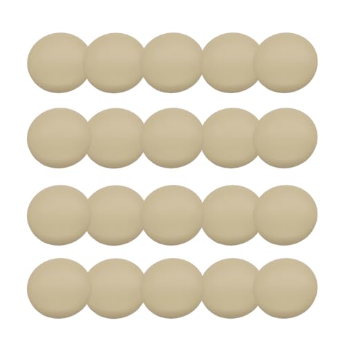 HSTWODE 20 Stück Bunte Groß Knöpfe, Matte Resin Knöpfe Pilz Form, 20/22mm, Für Windjacke, Dekoration​, DIY Handwerk Kinderkleidung, Mantel (Khaki, 22mm) von HSTWODE