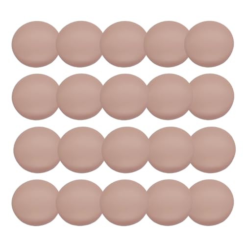 HSTWODE 20 Stück Bunte Groß Knöpfe, Matte Resin Knöpfe Pilz Form, 20/22mm, Für Windjacke, Dekoration​, DIY Handwerk Kinderkleidung, Mantel (Rosa, 20mm) von HSTWODE