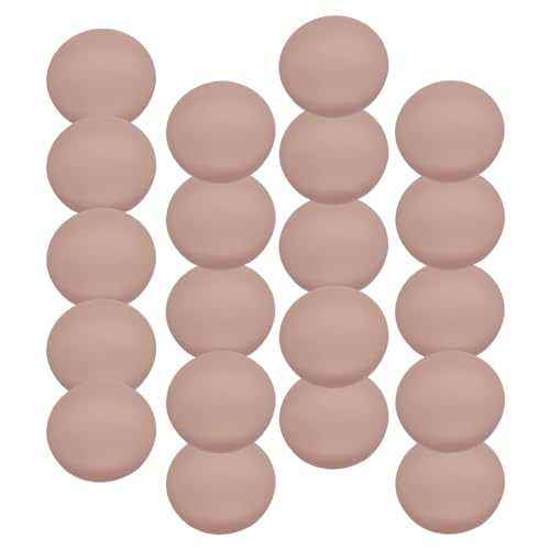 HSTWODE 20 Stück Bunte Groß Knöpfe, Matte Resin Knöpfe Pilz Form, 25/28mm, Für Windjacke, Dekoration​, Kinderkleidung, Mantel, DIY Handwerk (Rosa, 28mm) von HSTWODE