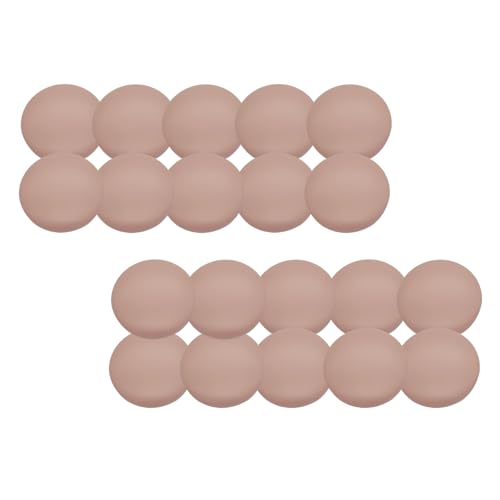HSTWODE 20 Stück Bunte Knöpfe, Runde Matte Resin Knöpfe Pilz Form, 33mm, Für Nähen, Windjacke, Dekoration​, DIY Handwerk, Kinderkleidung, Mantel (Rosa) von HSTWODE