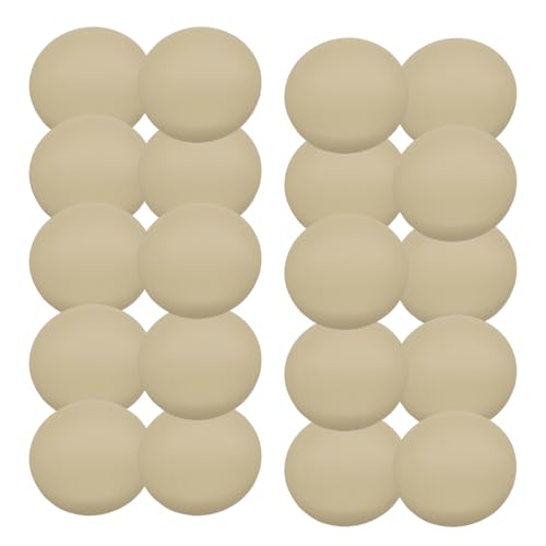 HSTWODE 20 Stück Farbige Harz-Spraymatte Knöpfe, Matte Resin Knöpfe Pilz Form, 15/18mm, Für Kinderkleidung, Mantel, Windjacke, Dekoration​, DIY Handwerk (Khaki, 15mm) von HSTWODE