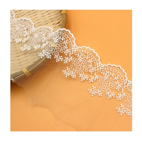 HSTWODE 20 Yard Vintage Blumen Stickerei Spitze Tüllstoff,11.5cm Spitzenband Spitzenborte Dekoband Spitzenbordüre Spitze Geschenkband Zierband für Hochzeit DIY Basteln Nähen Geschenkverpackung,Weiß HSTWODE 20 Yard Vintage Blumen Stickerei Spitze Tüllstoff,11.5cm Spitzenband Spitzenborte Dekoband Spitzenbordüre Spitze Geschenkband Zierband für Hochzeit DIY Basteln Nähen Geschenkverpackung,Weiß von HSTWODE