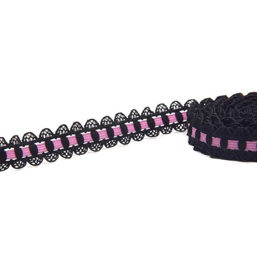 HSTWODE 5m 1.5cm Vintage-Blumen-Spitzenbandbesatz,Spitze Borte Gummiband Woven Ribbon Kleidung Gürtel Stoff DIY (11#) von HSTWODE