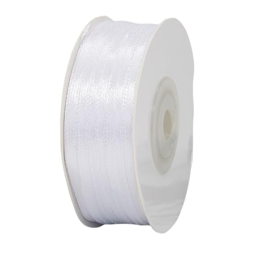 HSTWODE Satinband 3mm Breit Geschenkband Satin,91m Satinbänder Dick Schleifenband Dekoband Seidenband Geschenkverpackung Stoffband Geschenkbänder für Dekorieren Basteln Kleid Hochzeit (1#) von HSTWODE
