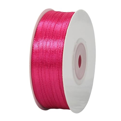 HSTWODE Satinband 3mm Breit Geschenkband Satin,91m Satinbänder Dick Schleifenband Dekoband Seidenband Geschenkverpackung Stoffband Geschenkbänder für Dekorieren Basteln Kleid Hochzeit (14#) von HSTWODE