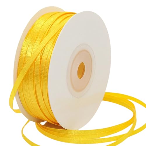 HSTWODE Satinband 3mm Breit Geschenkband Satin,91m Satinbänder Dick Schleifenband Dekoband Seidenband Geschenkverpackung Stoffband Geschenkbänder für Dekorieren Basteln Kleid Hochzeit (16#) von HSTWODE