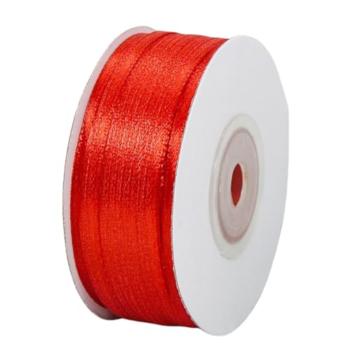 HSTWODE Satinband 3mm Breit Geschenkband Satin,91m Satinbänder Dick Schleifenband Dekoband Seidenband Geschenkverpackung Stoffband Geschenkbänder für Dekorieren Basteln Kleid Hochzeit (26#) von HSTWODE