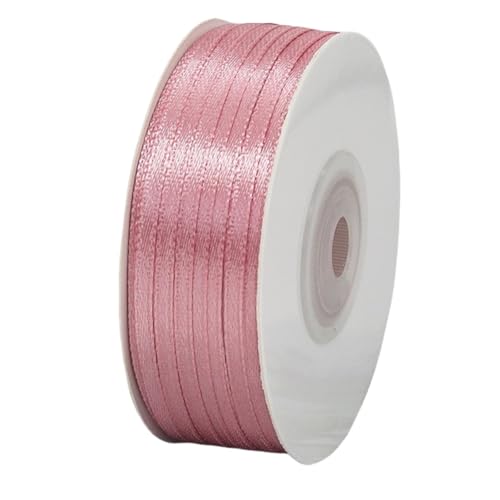 HSTWODE Satinband 3mm Breit Geschenkband Satin,91m Satinbänder Dick Schleifenband Dekoband Seidenband Geschenkverpackung Stoffband Geschenkbänder für Dekorieren Basteln Kleid Hochzeit (75#) von HSTWODE