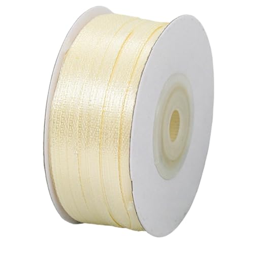 HSTWODE Satinband 3mm Breit Geschenkband Satin,91m Satinbänder Dick Schleifenband Dekoband Seidenband Geschenkverpackung Stoffband Geschenkbänder für Dekorieren Basteln Kleid Hochzeit (8#) von HSTWODE