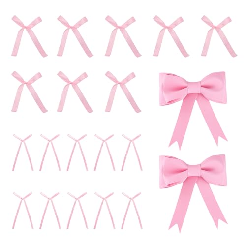 HSUYUN 20 Stück Tortendeko Schleife, Rosa Schleifendekorationen, 3 Stile Schleifen für Torte, Romantisch und Verträumt, für Party, Hochzeit, Geburtstagsdekoration HSUYUN 20 Stück Tortendeko Schleife, Rosa Schleifendekorationen, 3 Stile Schleifen für Torte, Romantisch und Verträumt, für Party, Hochzeit, Geburtstagsdekoration von HSUYUN