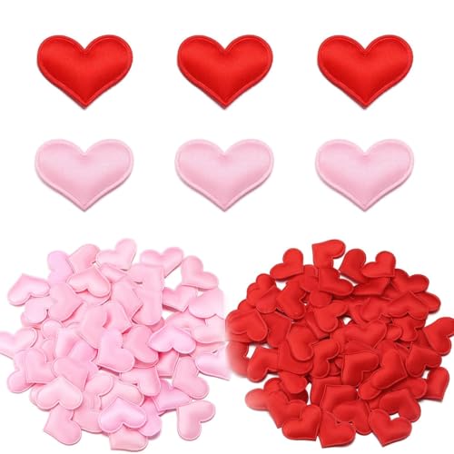 HSUYUN 200 Stück Herzkonfetti, 2,5 cm Konfetti Herz, 3D-Liebesherz Konfetti Geburtstag, Rot und Rosa Herz Dekoration, für Geburtstage, Hochzeiten, Neujahr HSUYUN 200 Stück Herzkonfetti, 2,5 cm Konfetti Herz, 3D-Liebesherz Konfetti Geburtstag, Rot und Rosa Herz Dekoration, für Geburtstage, Hochzeiten, Neujahr von HSUYUN