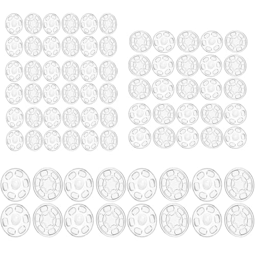 73 Sätze Annähen Druckknöpfe, Durchsichtig Druckknöpfe zum Annähen,7mm,13mm,18mm Druckknopf Annähen Unsichtbare, Kunststoff Druckknöpfe Transparent für Nähen von Kleidung,DIY,Handwek 73 Sätze Annähen Druckknöpfe, Durchsichtig Druckknöpfe zum Annähen,7mm,13mm,18mm Druckknopf Annähen Unsichtbare, Kunststoff Druckknöpfe Transparent für Nähen von Kleidung,DIY,Handwek von HSYTEK