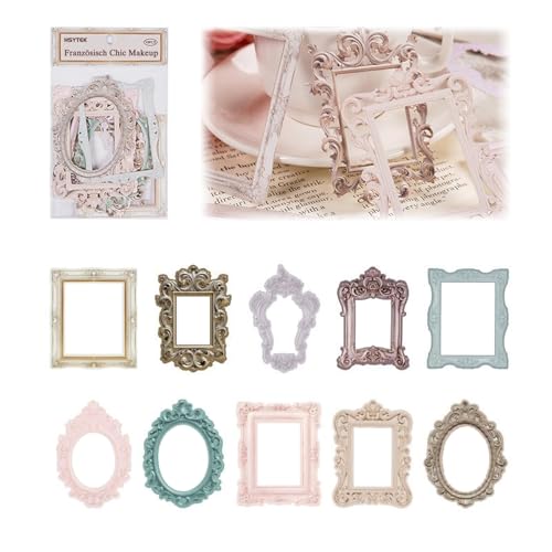 HSYTEK 10 Blatt Spitze Rahmen scrapbook, Scrapbook Zubehör ohne Selbstkleber, Spitzenpapier für Scrapbooking, Handbooking, Journaling, Fotoalben HSYTEK 10 Blatt Spitze Rahmen scrapbook, Scrapbook Zubehör ohne Selbstkleber, Spitzenpapier für Scrapbooking, Handbooking, Journaling, Fotoalben von HSYTEK