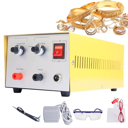 HTDRE Automatisches Schmuckschweißgerät mit Fußschalter, Ständer, Pinzette zum Ringmundschweißen HTDRE Automatisches Schmuckschweißgerät mit Fußschalter, Ständer, Pinzette zum Ringmundschweißen von HTDRE