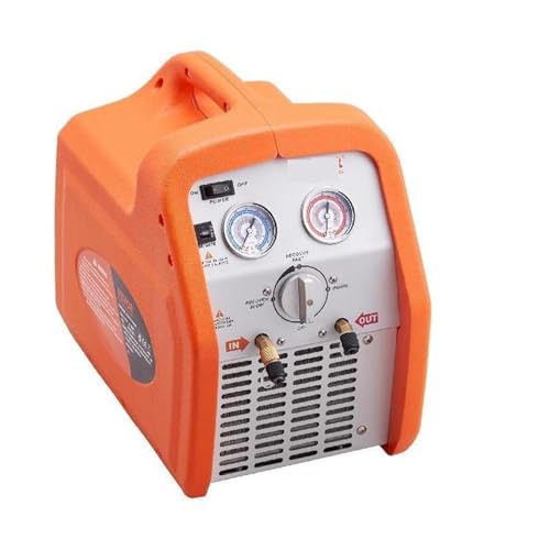 HTDRE Tragbare Kältemittelrückgewinnungsmaschine, 1 PS 120 V HVAC-Freon-Recyclingeinheit für eine effiziente Rückgewinnung flüssiger Kältemittel von HTDRE