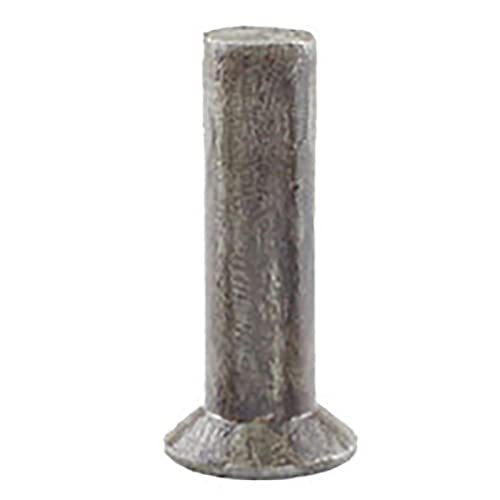 Fallen nicht ab Nieten, Flachkopf-Vollnieten Durchmesser Glatte metrische Schlagnietbefestigungen (M5 x 8 mm)(M5 x 20mm) von HTGAOO
