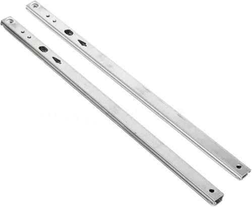 HTGAOO Schubladenschienen, 1 Paar Schubladenführungen 182 mm - 406 mm Hochleistungsschienen Kugelgelagerte Teleskopschienenführung(8 Zoll (182 mm))(10inches (246mm)) von HTGAOO