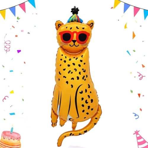 Cartoon Tier Ballon 4PCS Leopard Tier Ballons Luftballon Tiere Folienballon Geburtstag Tiere Helium Ballon Tiere für Kindergeburtstag Deko Dschungel Deko Geburtstag Party Animals Cartoon Tier Ballon 4PCS Leopard Tier Ballons Luftballon Tiere Folienballon Geburtstag Tiere Helium Ballon Tiere für Kindergeburtstag Deko Dschungel Deko Geburtstag Party Animals von HTGWCG