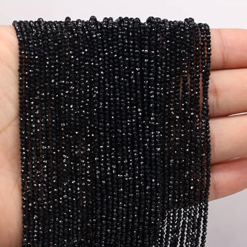 2 mm natürliche schwarze glänzende Spinellperlen kleine facettierte Edelsteinperle für die Schmuckherstellung Diy Halskette Armband Zubehör-Schwarz,4PCS 2 mm natürliche schwarze glänzende Spinellperlen kleine facettierte Edelsteinperle für die Schmuckherstellung Diy Halskette Armband Zubehör-Schwarz,4PCS von HTRNDDFF