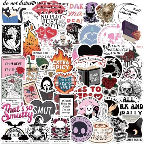 HTTDSLF 100 Stück Dark Romance Leser Aufkleber, Cartoon Aufkleber Set, Wasserfeste Stickers, Sticker für Laptop Scrapbook Handy Journal Tasse Reisekoffer Wasserflasche Auto Fahrrad Skateboard Gitarre HTTDSLF 100 Stück Dark Romance Leser Aufkleber, Cartoon Aufkleber Set, Wasserfeste Stickers, Sticker für Laptop Scrapbook Handy Journal Tasse Reisekoffer Wasserflasche Auto Fahrrad Skateboard Gitarre von HTTDSLF