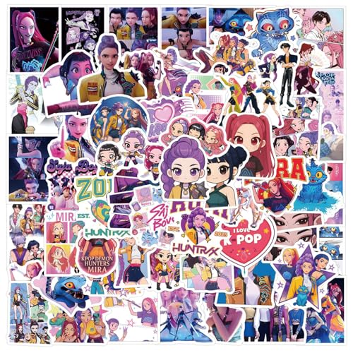 HTTDSLF 110 Stück Kpop Aufkleber, Wasserdichte Anime Merch Stickers, Buchaufkleber für Kindle, Wasserdichte Vinyl-Aufkleber für Teenager Mädchen Laptop Telefon HTTDSLF 110 Stück Kpop Aufkleber, Wasserdichte Anime Merch Stickers, Buchaufkleber für Kindle, Wasserdichte Vinyl-Aufkleber für Teenager Mädchen Laptop Telefon von HTTDSLF