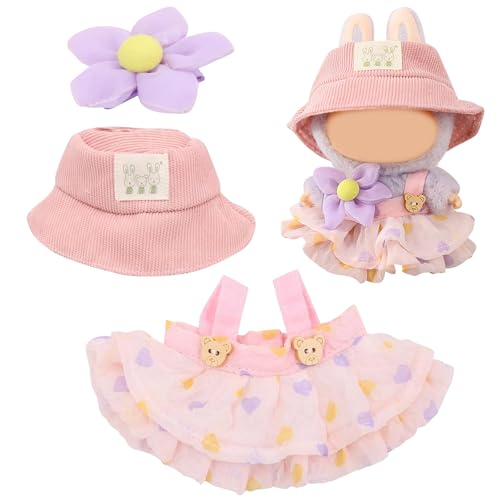 HTTDSLF Bekleidung für 17cm Plüsch, Puppe Kleidung DIY Outfit für La Puppen, Kuscheltier Kleidung Outfit, Plush Doll Clothes, DIY Kindergeschenke HTTDSLF Bekleidung für 17cm Plüsch, Puppe Kleidung DIY Outfit für La Puppen, Kuscheltier Kleidung Outfit, Plush Doll Clothes, DIY Kindergeschenke von HTTDSLF