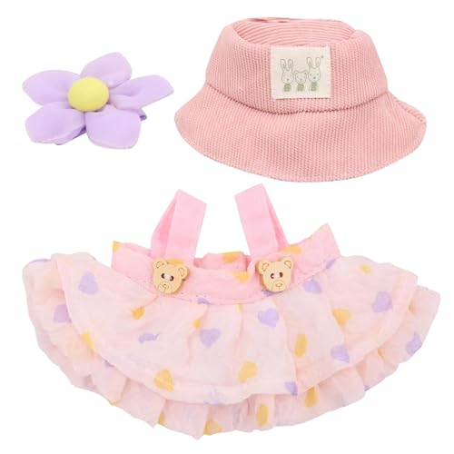 HTTDSLF Bekleidung für 17cm Plüsch, Puppe Kleidung DIY Outfit für La Puppen, Kuscheltier Kleidung Outfit, Plush Doll Clothes, DIY Kindergeschenke HTTDSLF Bekleidung für 17cm Plüsch, Puppe Kleidung DIY Outfit für La Puppen, Kuscheltier Kleidung Outfit, Plush Doll Clothes, DIY Kindergeschenke von HTTDSLF