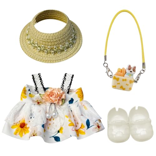 HTTDSLF Kleidung für 17 cm Puppen, Plüsch Puppenkleidung, Plüsch Puppenkleidung, 17 cm Große Kleidung für Puppe, für Mädchen Kinder Geschenke, Ohne Puppe HTTDSLF Kleidung für 17 cm Puppen, Plüsch Puppenkleidung, Plüsch Puppenkleidung, 17 cm Große Kleidung für Puppe, für Mädchen Kinder Geschenke, Ohne Puppe von HTTDSLF