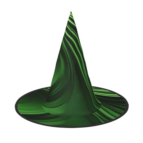 Grüne Kurve Textur Druck Karneval Halloween Hexenhut Kostüm Zubehör Faltbare Kappe Party Maskerade Dekor Grüne Kurve Textur Druck Karneval Halloween Hexenhut Kostüm Zubehör Faltbare Kappe Party Maskerade Dekor von HTTUP
