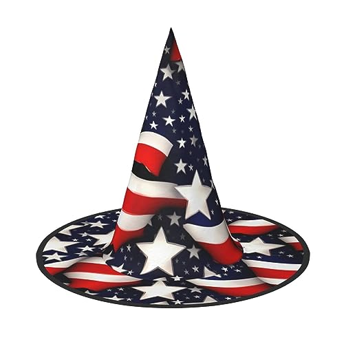 HTTUP Amerikanische Flagge Sterne Streifen Druck Stilvolle Vintage Hut Karneval Halloween Hut Erwachsene Kostüm Zubehör Mottopartys HTTUP Amerikanische Flagge Sterne Streifen Druck Stilvolle Vintage Hut Karneval Halloween Hut Erwachsene Kostüm Zubehör Mottopartys von HTTUP