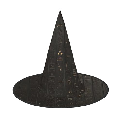 HTTUP Antike ägyptische Hieroglyphe Druck Stilvolle Vintage Hut Karneval Halloween Hut Erwachsene Kostüm Zubehör Mottopartys HTTUP Antike ägyptische Hieroglyphe Druck Stilvolle Vintage Hut Karneval Halloween Hut Erwachsene Kostüm Zubehör Mottopartys von HTTUP