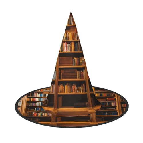 HTTUP Bücher Druck Stilvolle Vintage Hut Karneval Halloween Hut Erwachsene Kostüm Zubehör Mottopartys von HTTUP