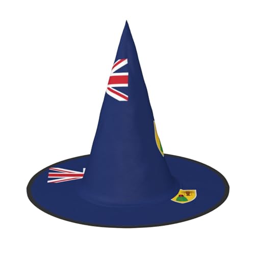 HTTUP Flagge der Türken- und Caicosinseln, bedruckt, stilvoller Vintage-Hut, Karneval, Halloween, Kostüm, Zubehör für Erwachsene HTTUP Flagge der Türken- und Caicosinseln, bedruckt, stilvoller Vintage-Hut, Karneval, Halloween, Kostüm, Zubehör für Erwachsene von HTTUP