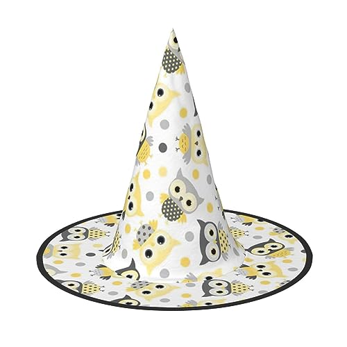 HTTUP Tier Cartoon Eulen Niedlicher Druck Stilvolle Vintage Hut Karneval Halloween Hut Erwachsene Kostüm Zubehör Mottopartys HTTUP Tier Cartoon Eulen Niedlicher Druck Stilvolle Vintage Hut Karneval Halloween Hut Erwachsene Kostüm Zubehör Mottopartys von HTTUP