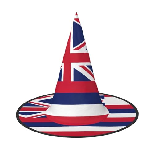 Hawaii Flagge Druck Stilvolle Vintage Hut Karneval Halloween Hut Erwachsene Kostüm Zubehör Mottopartys von HTTUP